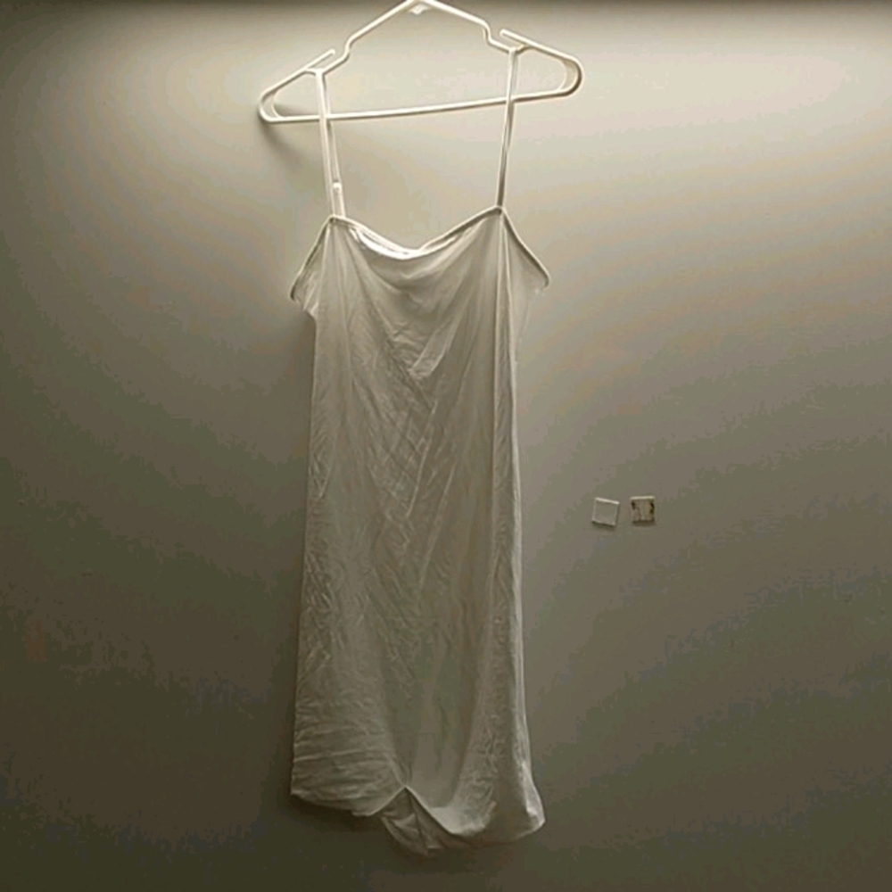 Shein white cami body in dress